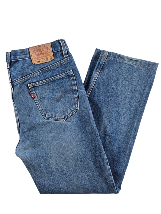 Levi's 501 Straight Jeans Heren | Blauw | Maat W35 L32