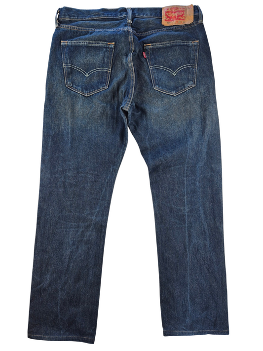 Levi's 501 Straight Jeans Heren | Blauw | Maat W34 L36