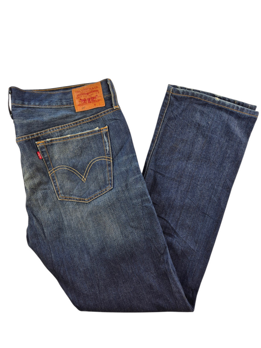 Levi's 501 Straight Jeans Heren | Blauw | Maat W31 L32