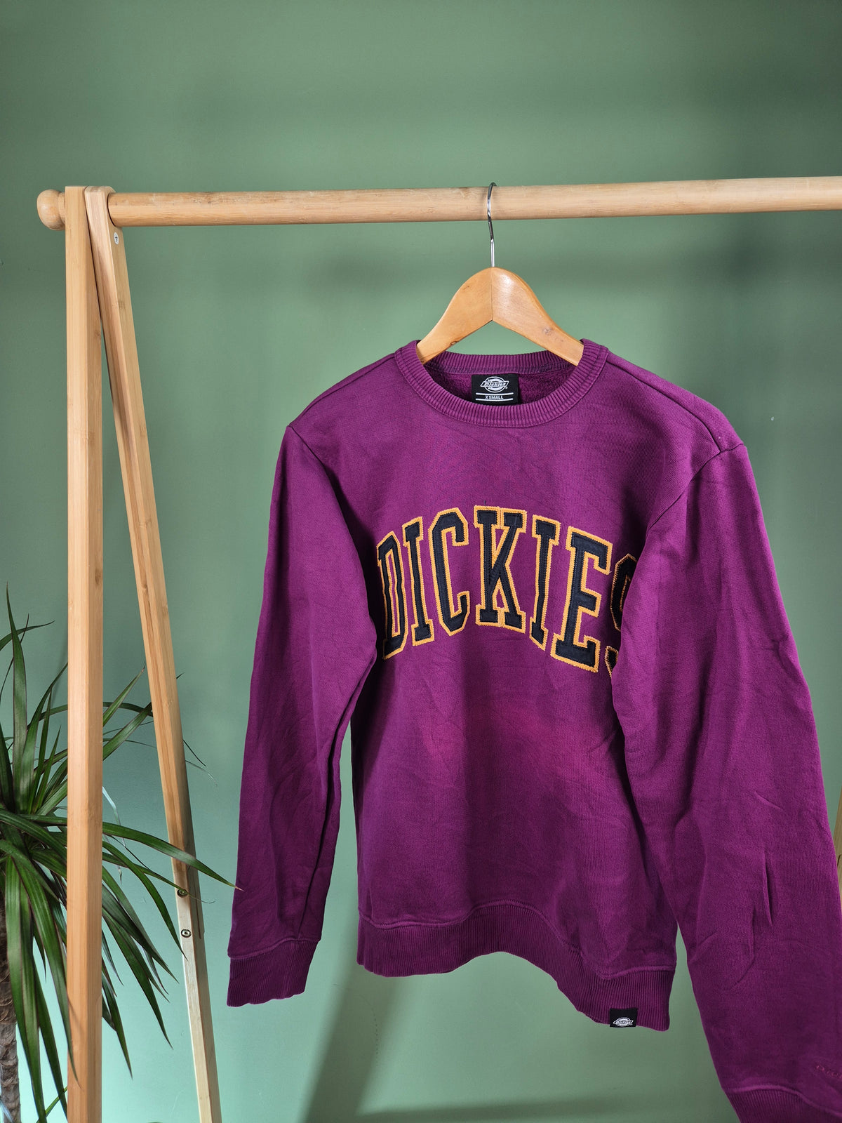 Dickies Spell Out Sweater Heren | Paars | Maat XS