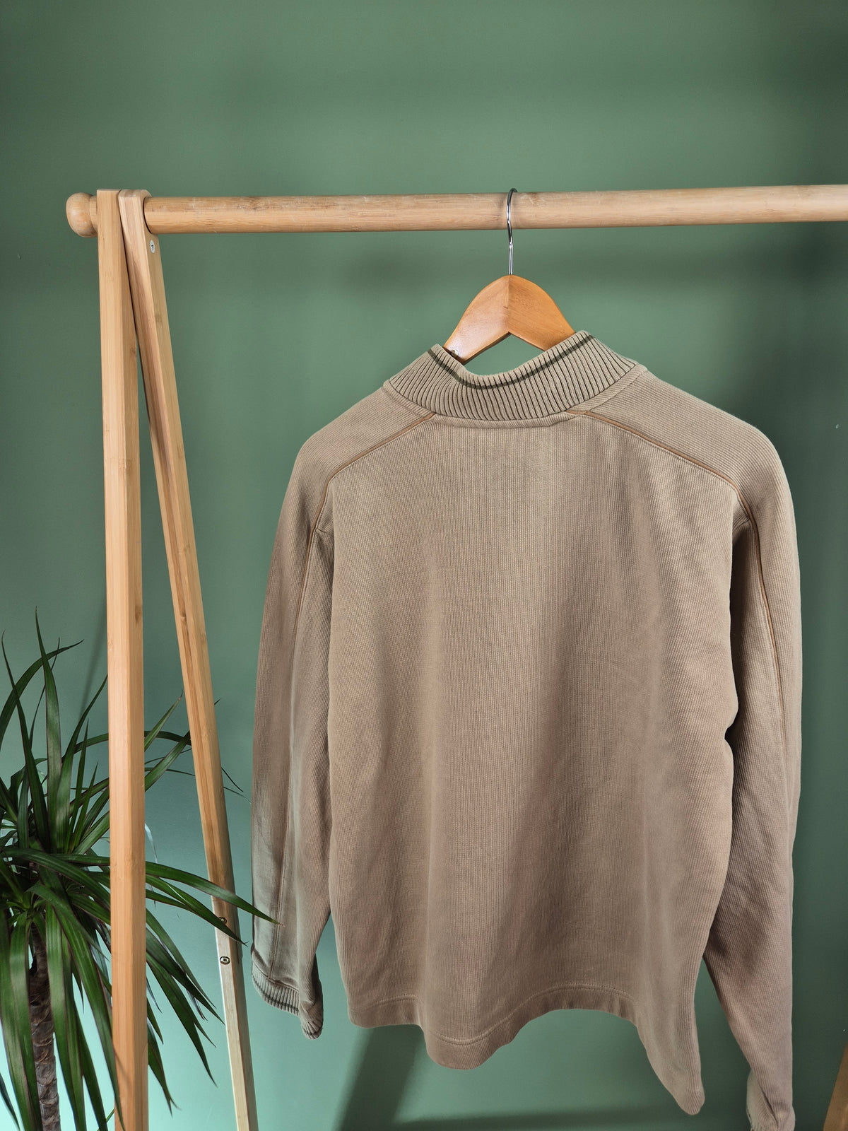 Nike Quarter Zip Sweater Dames | Bruin | Maat M