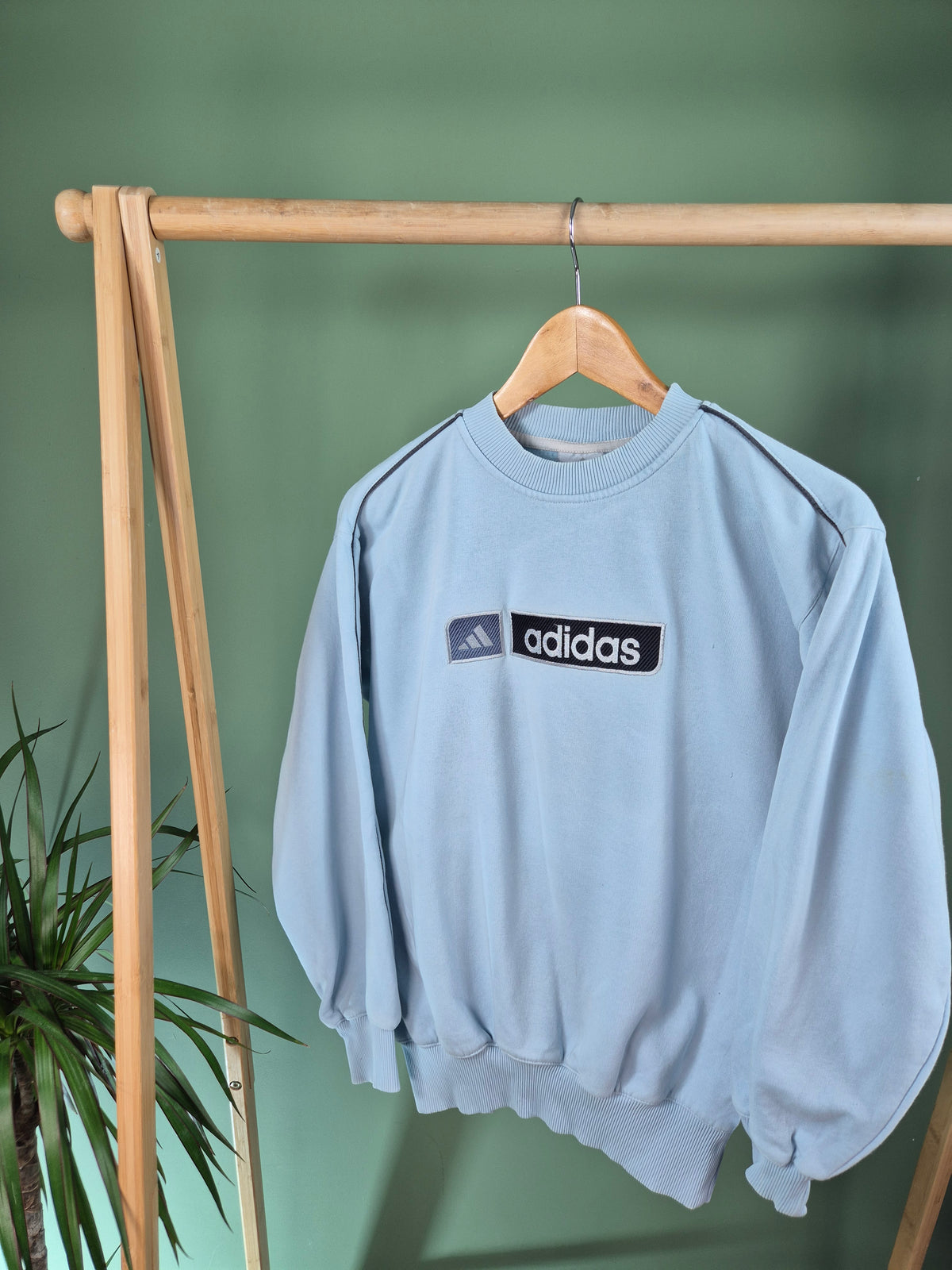 Adidas Sweatshirt Dames | Blauw | Maat XS