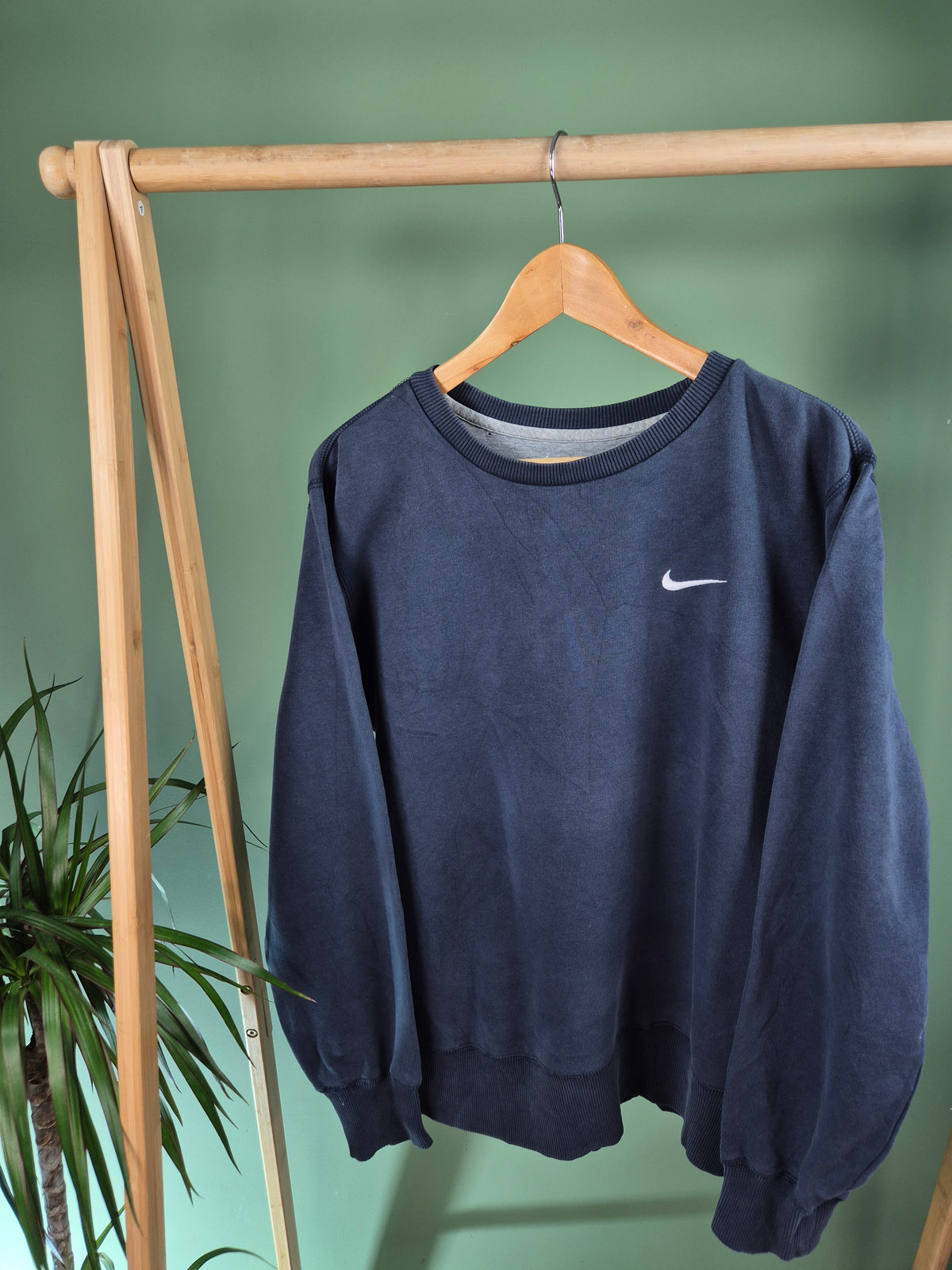 Nike Chest Swoosh Sweater Dames | Blauw | Maat M