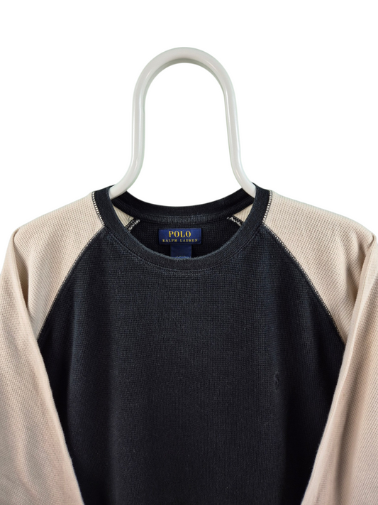 Ralph Lauren Chest Logo Sweater Heren | Zwart | Maat L