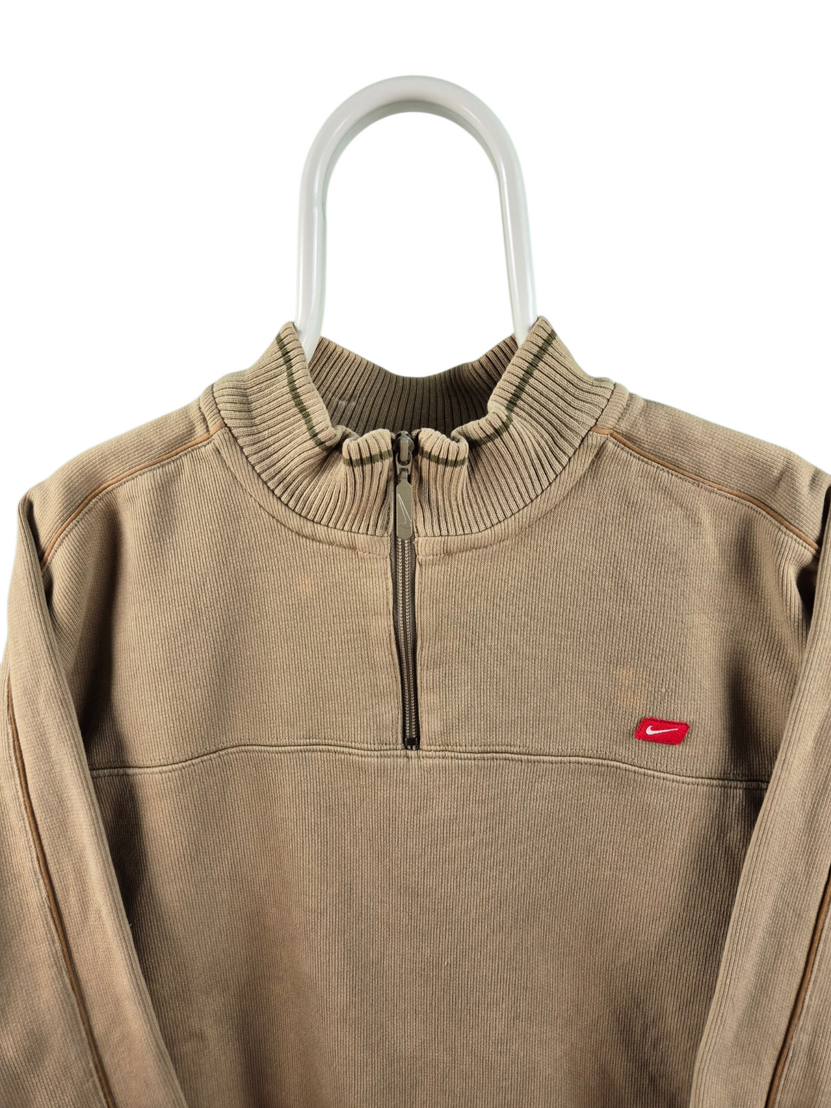 Nike Quarter Zip Sweater Dames | Bruin | Maat M