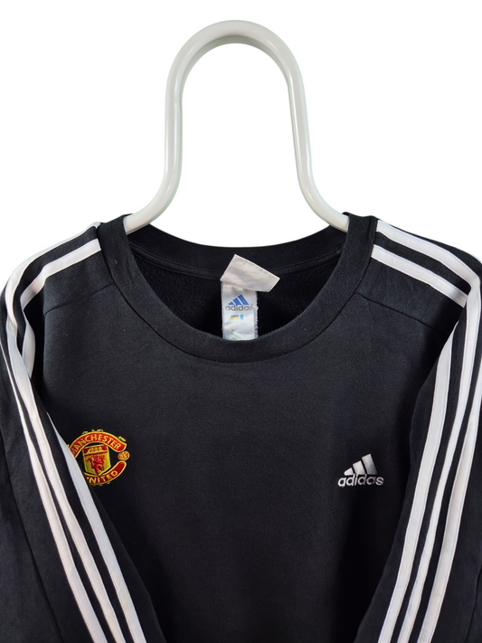 Adidas 90s 3-Stripes MU Sweater Heren | Zwart | Maat XL