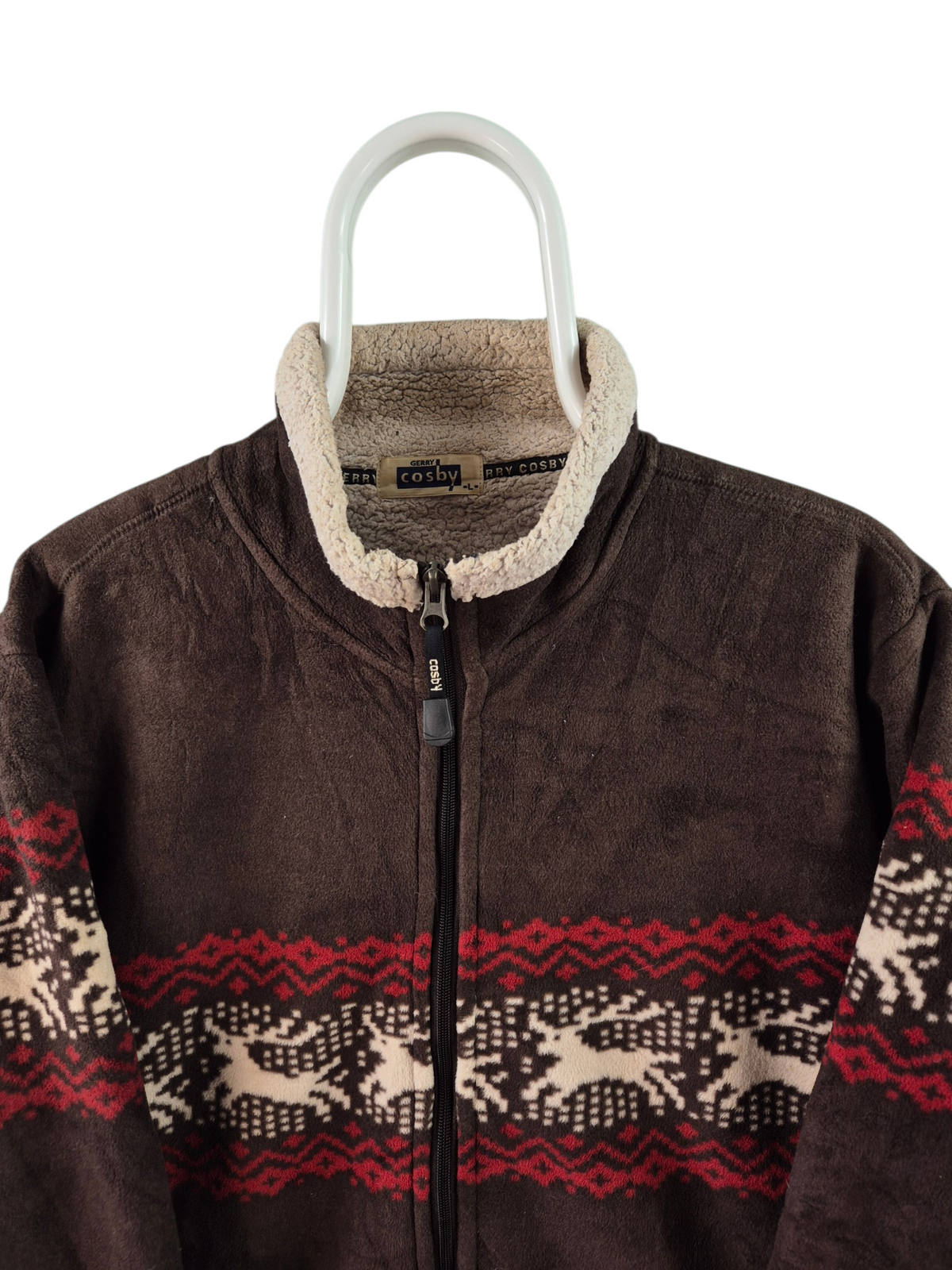 Crazy 90s Fleece Vest Dames | Bruin | Maat L