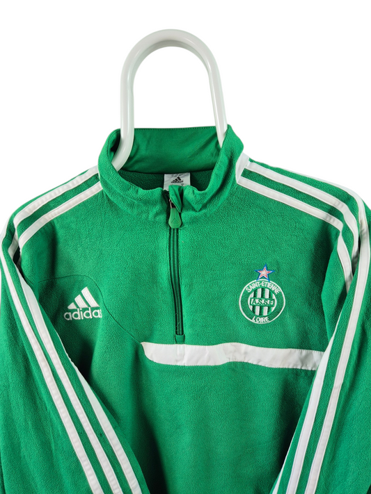 Adidas 3-Stripes Fleece Sweater Heren | Groen | Maat M