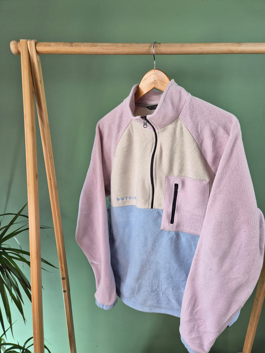 Crazy Fleece Sweater Dames | Lila | Maat S