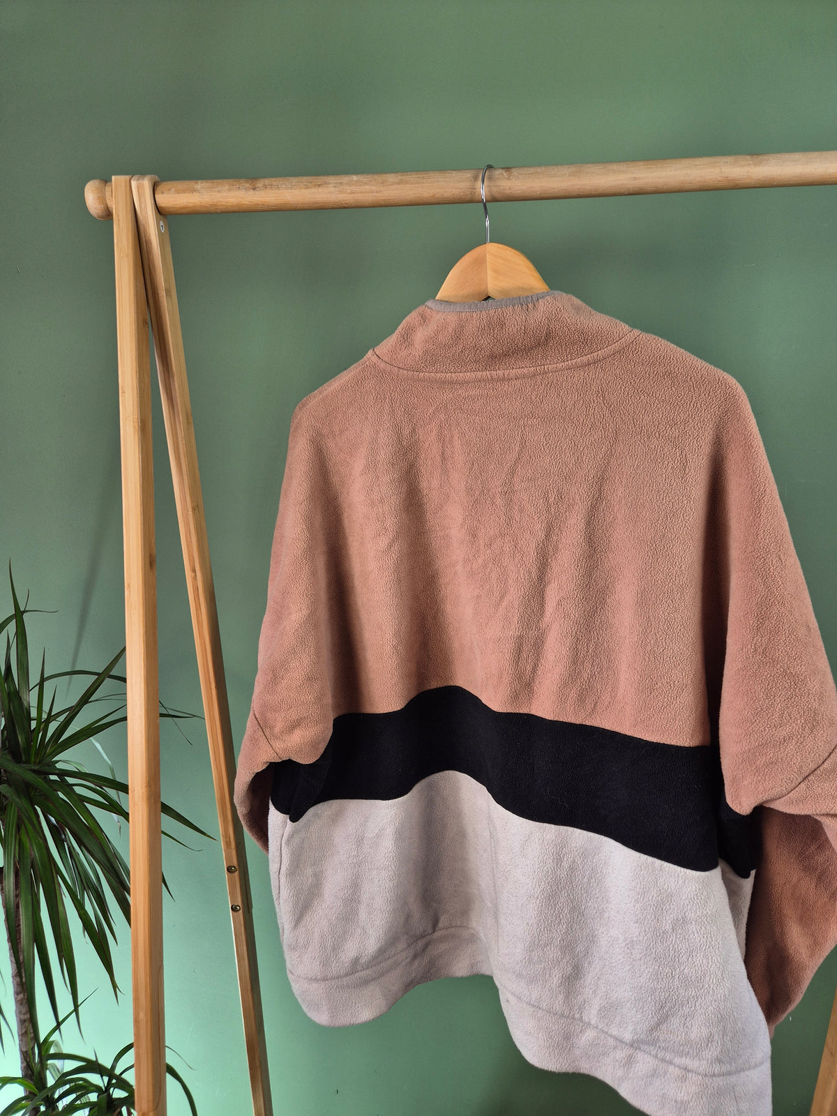 Fleece Sweater Dames | Bruin | Maat XXL