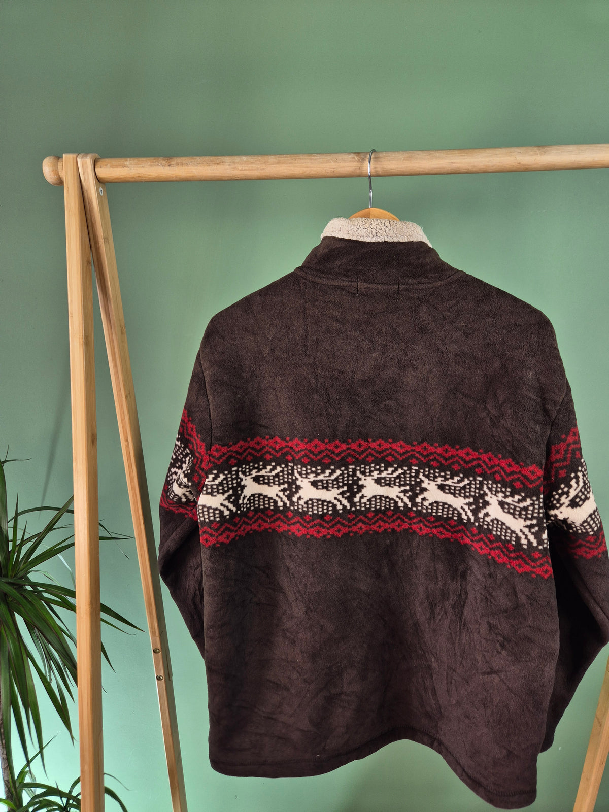 Crazy 90s Fleece Vest Dames | Bruin | Maat L