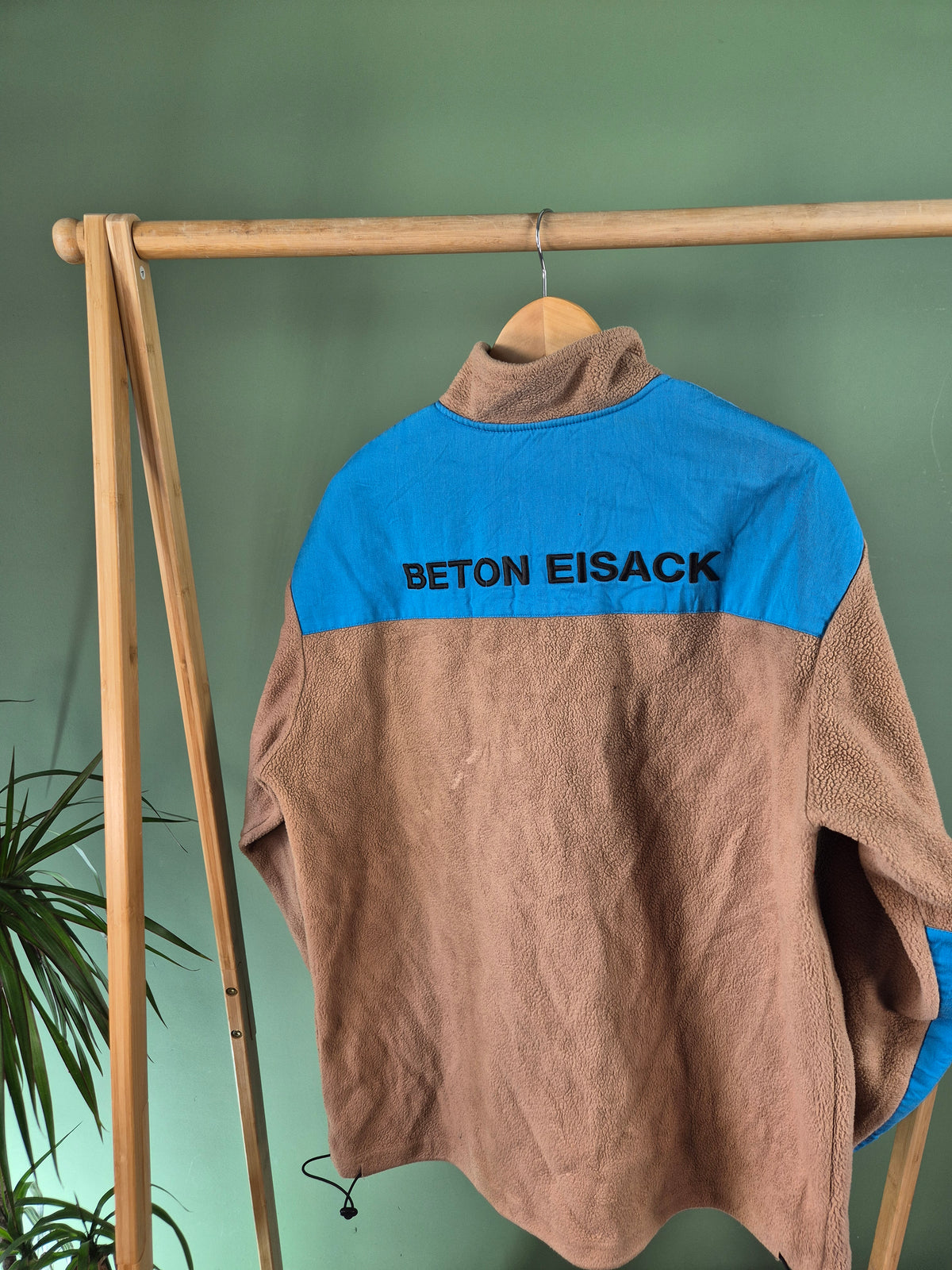 Crazy 90s Fleece Sweater Heren | Bruin | Maat L