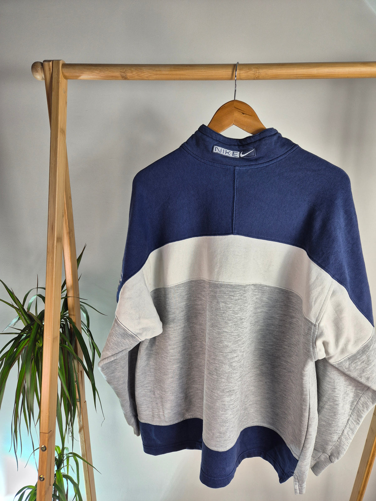 Nike 90s Quarter Zip Sweater Heren | Grijs | Maat M