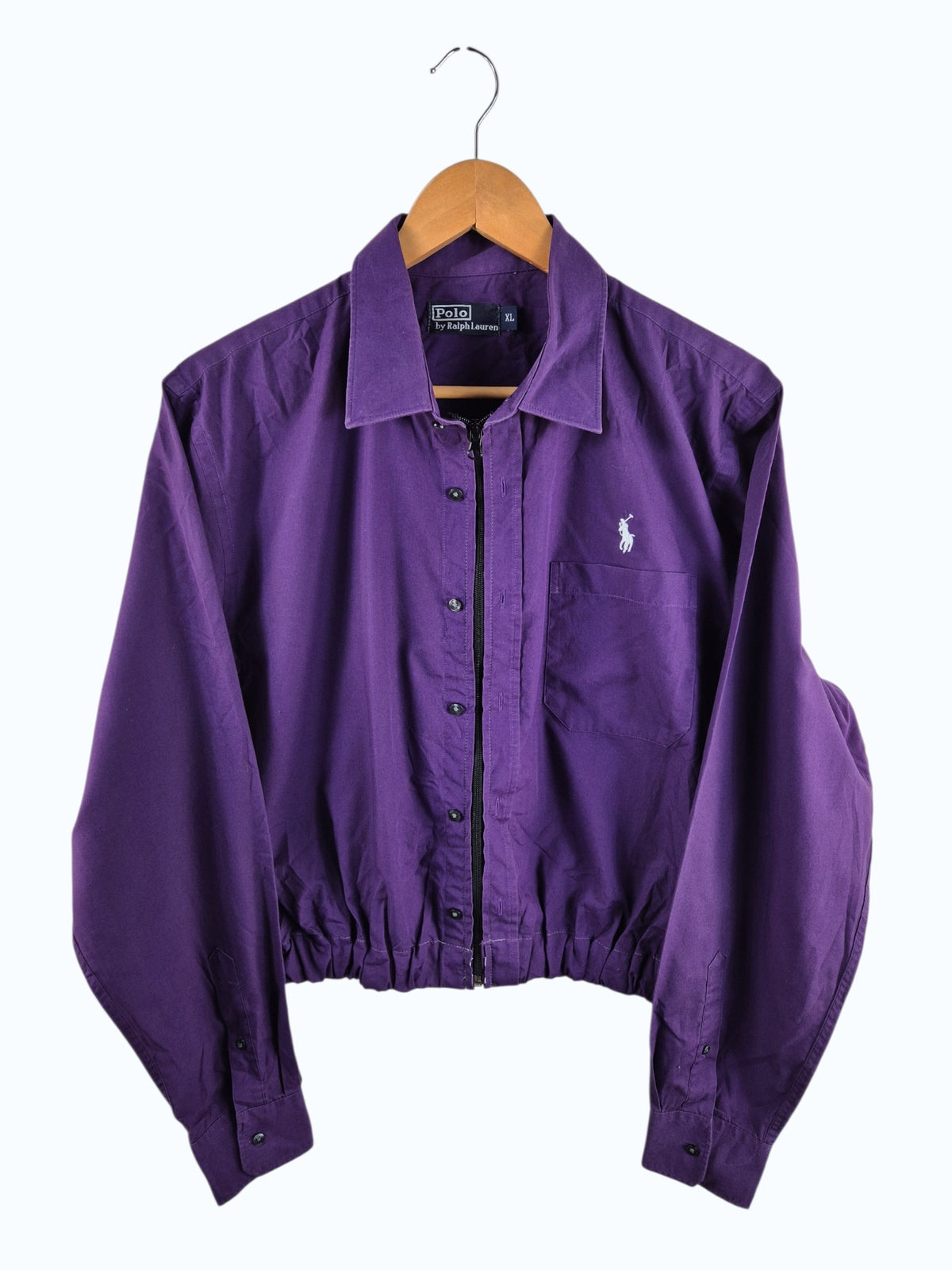 Ralph Lauren Chest Logo Rework Shirt Dames | Paars | Maat M