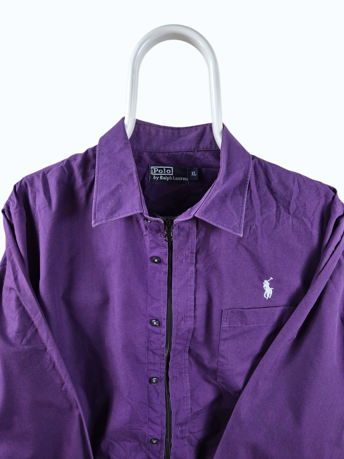 Ralph Lauren Chest Logo Rework Shirt Dames | Paars | Maat M