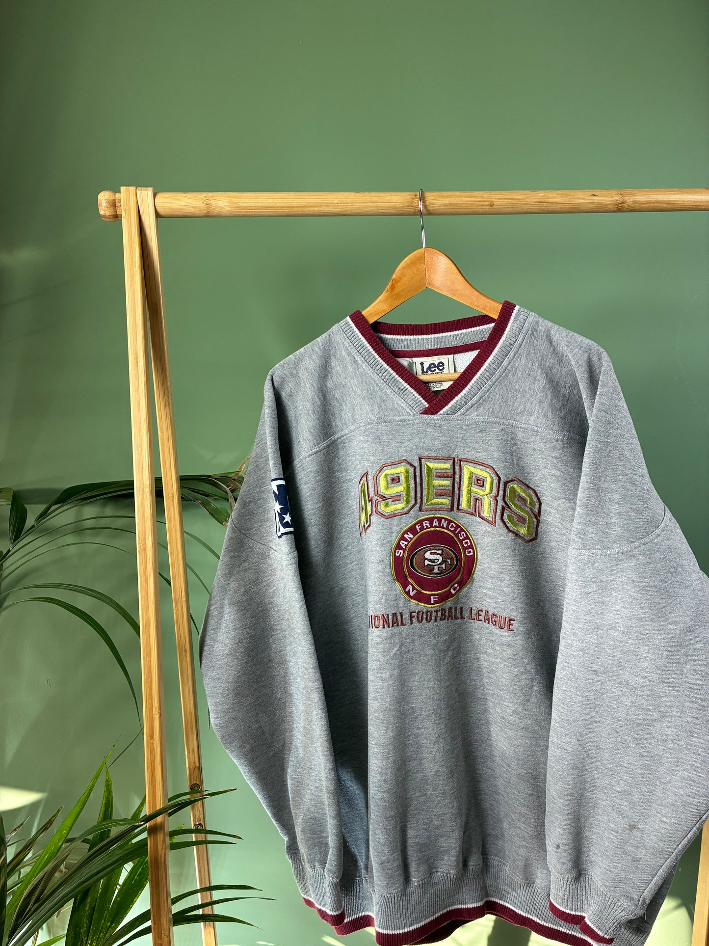 Lee heavy weight Football sweater maat XXL