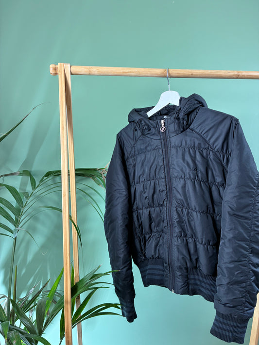Adidas Gewatteerde Jas Dames | Zwart | Maat L
