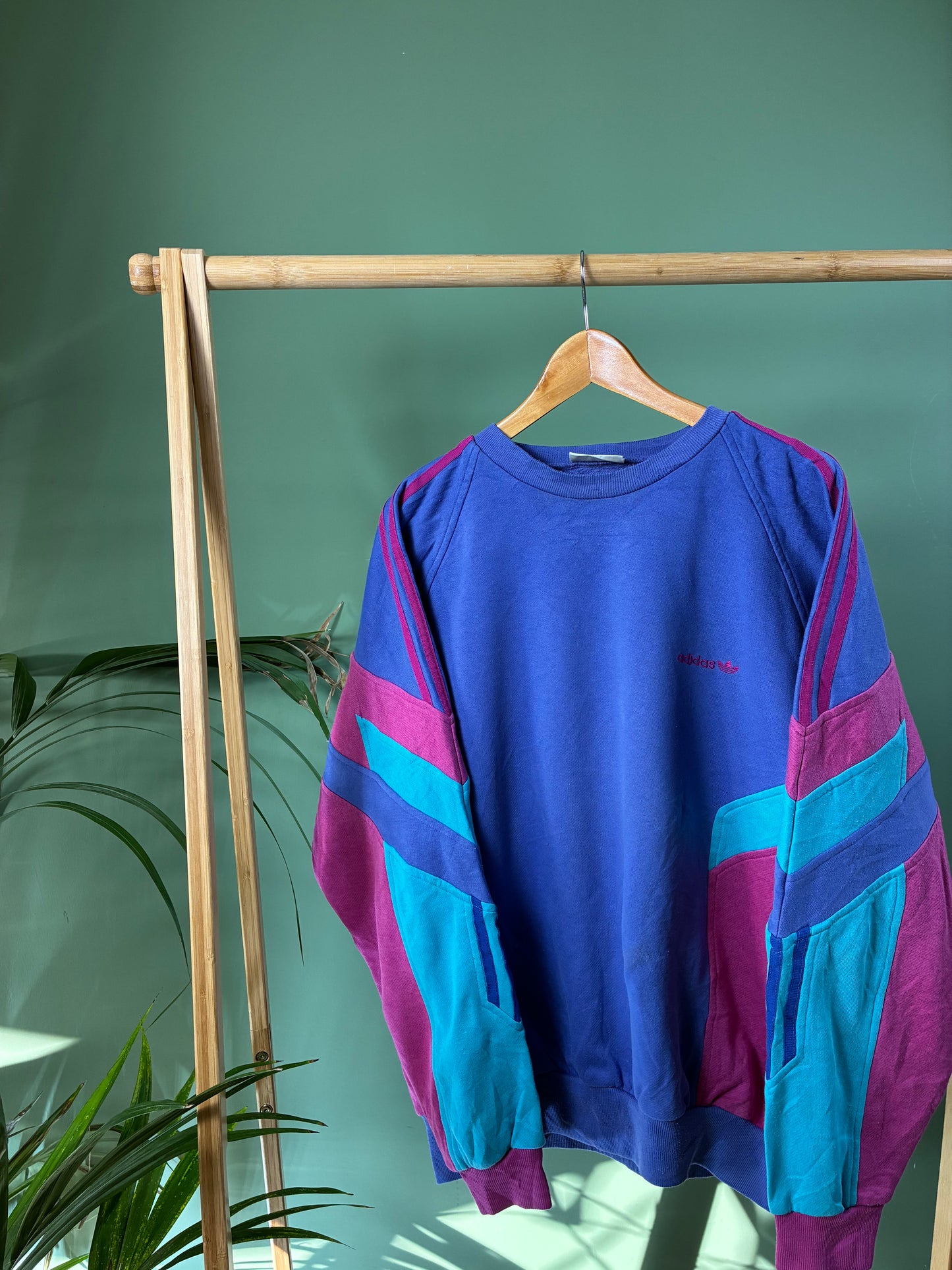 Addias 80s RARE sweater maat L