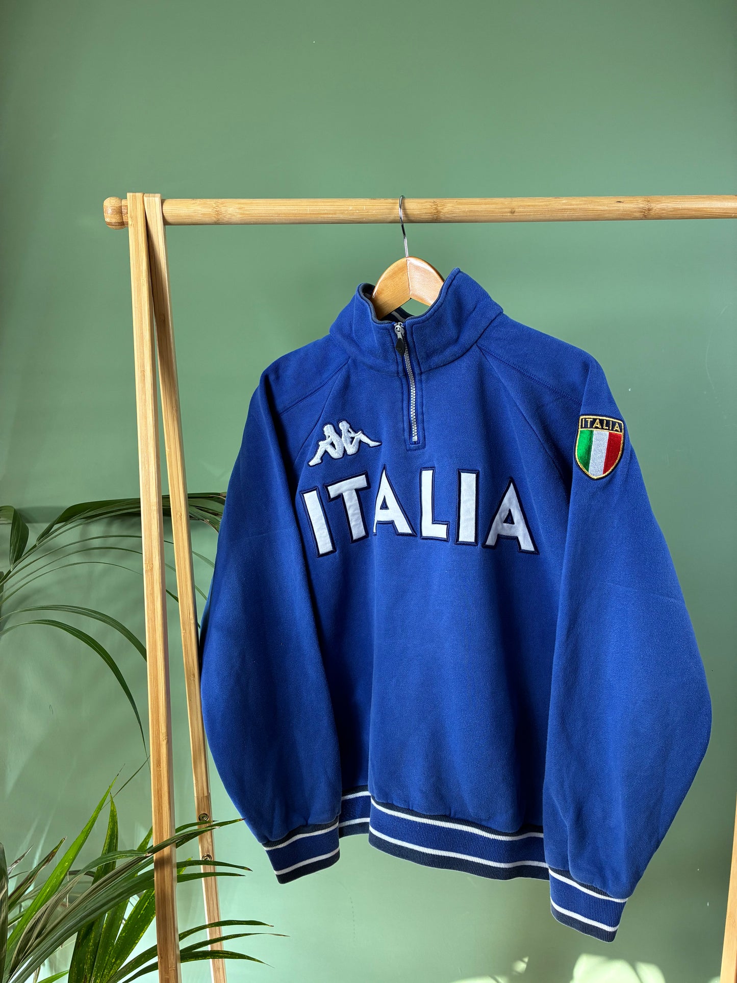 Kappa quarter zip sweater maat M