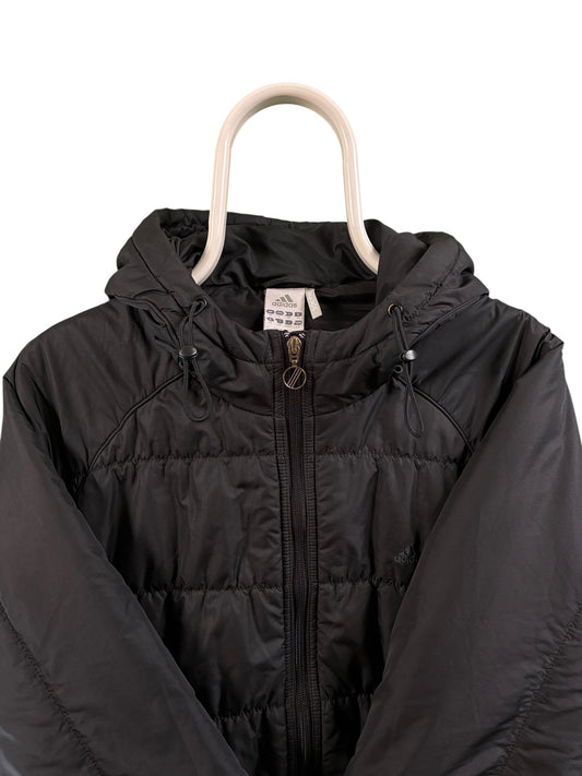 Adidas Gewatteerde Jas Dames | Zwart | Maat L