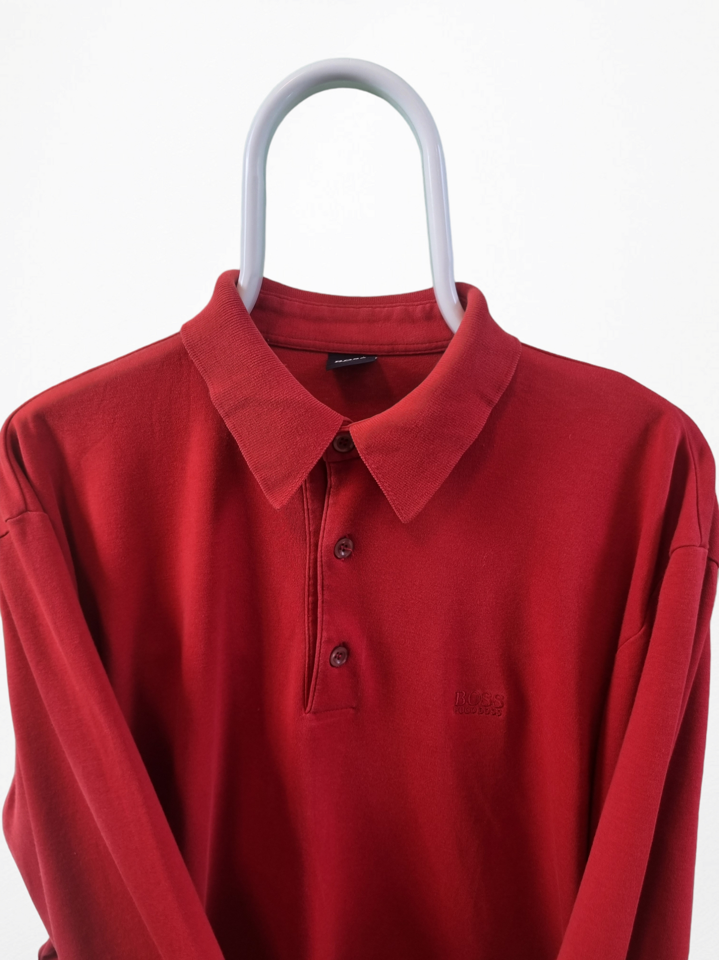 Hugo Boss lons sleeve polo maat L