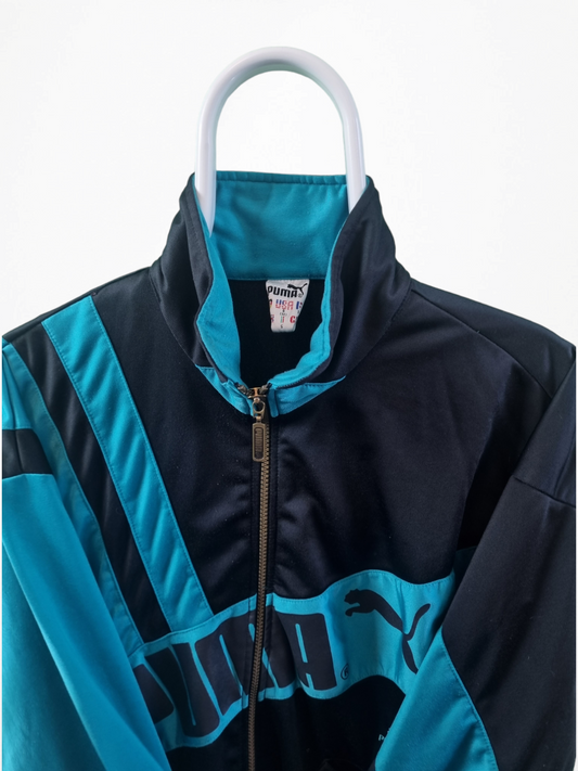 Puma 80s vest met opstaande kraag maat S