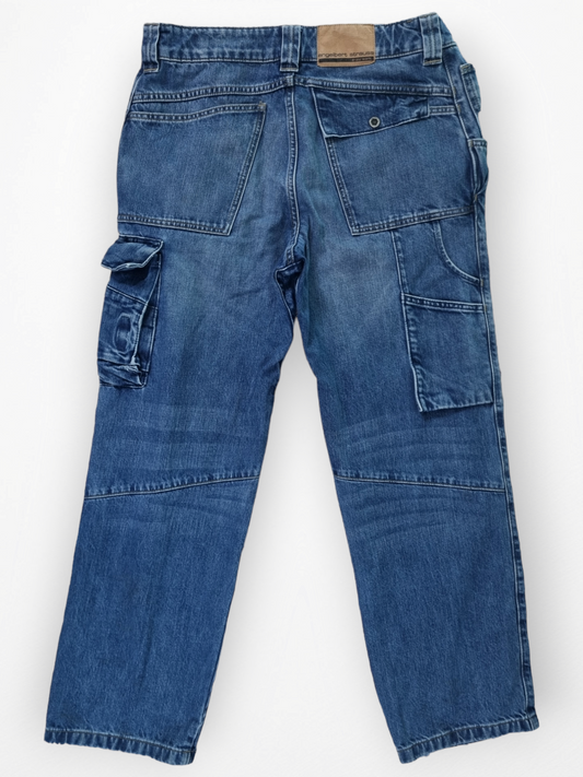 Vintage cargo jeans maat W34