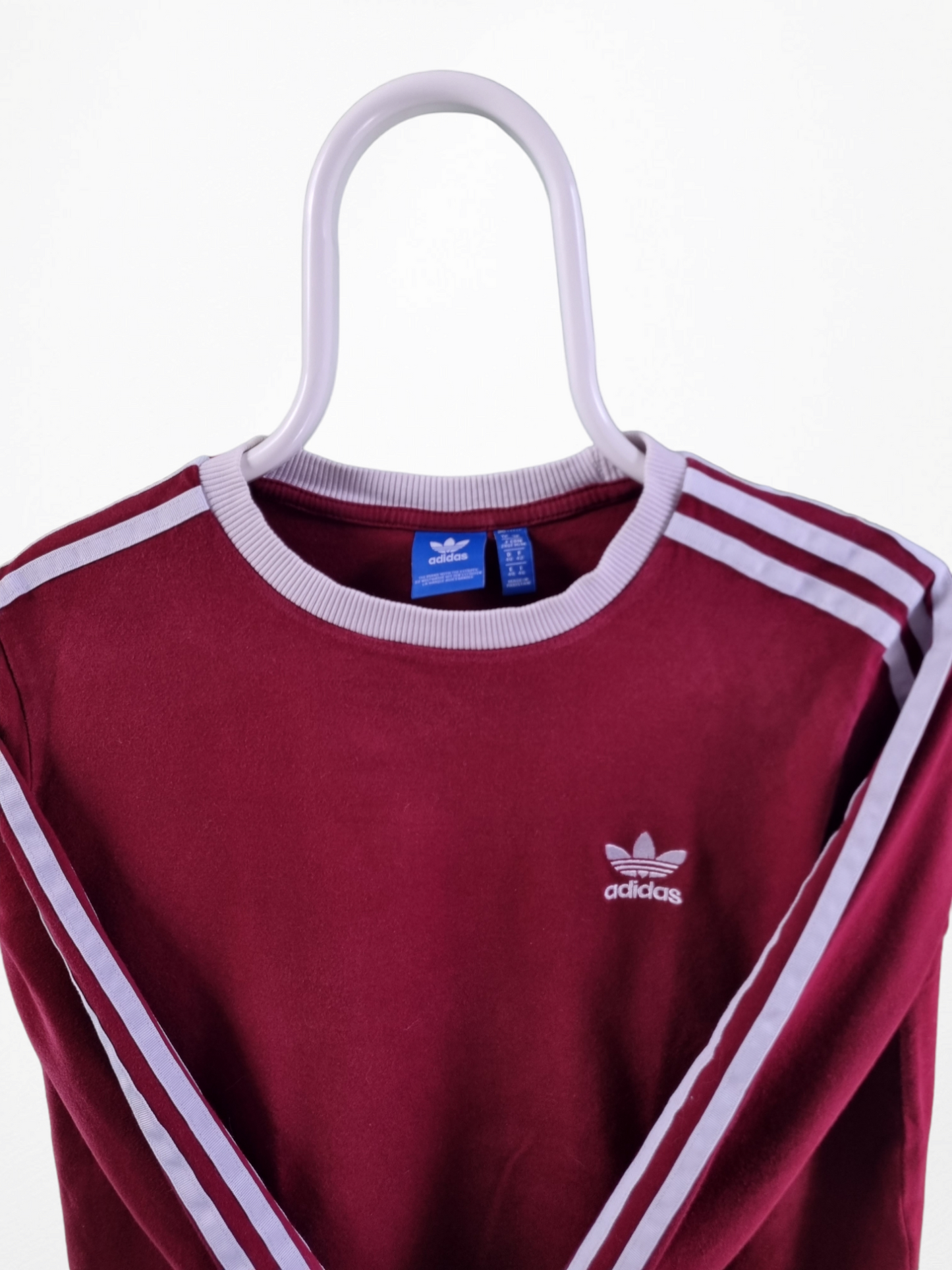 Adidas Longsleeve Tee Dames | Rood | Maat L