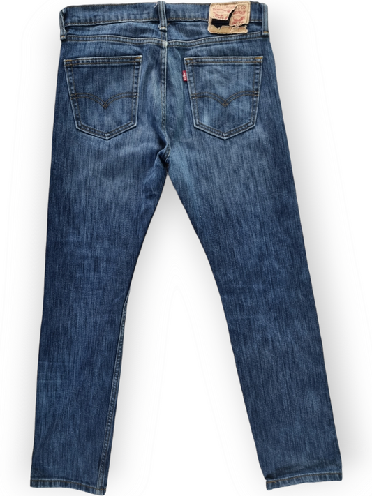 Levi's Slim Jeans Heren | Blauw | Maat W30 L30