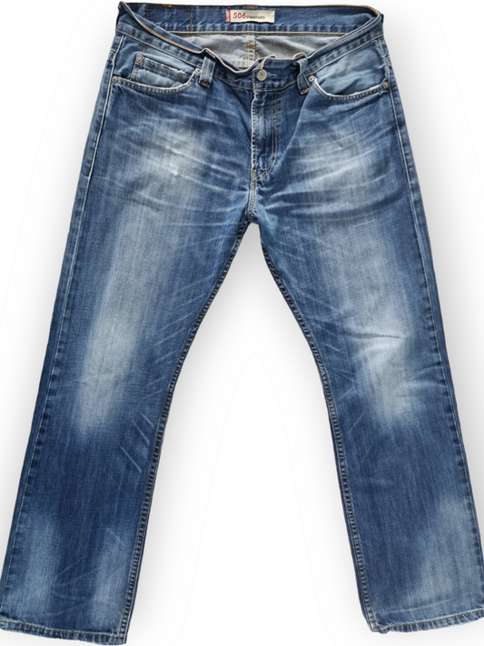 Levi's 506 Jeans Heren | Blauw | Maat W34 L30