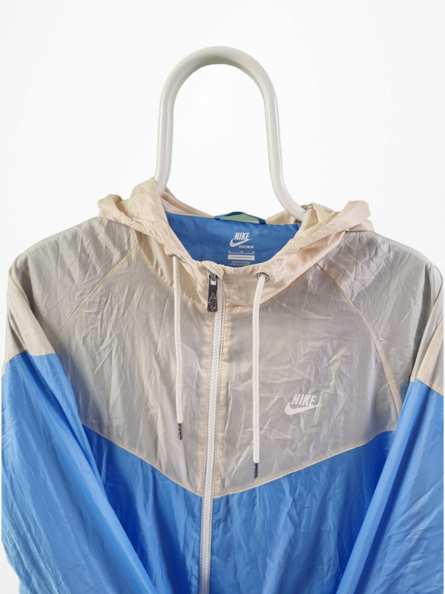 Nike Chest Logo Windjack Heren | Blauw | Maat M