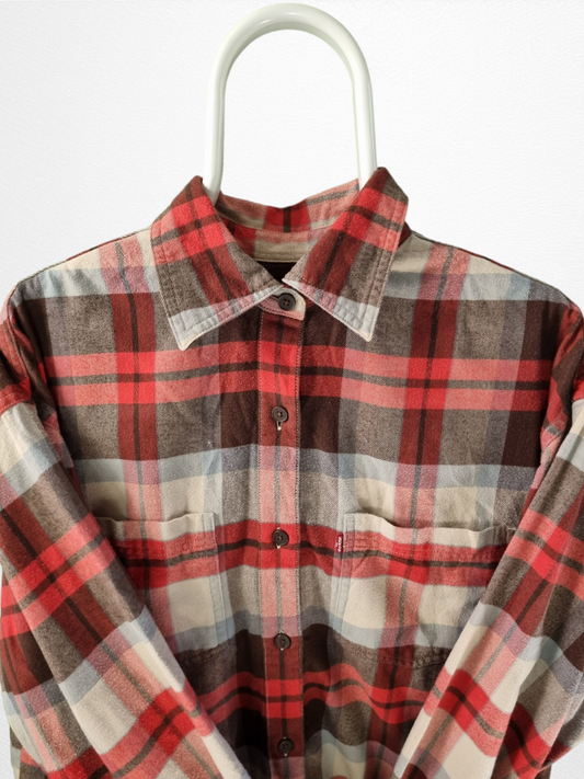 Levi's check shirt maat M