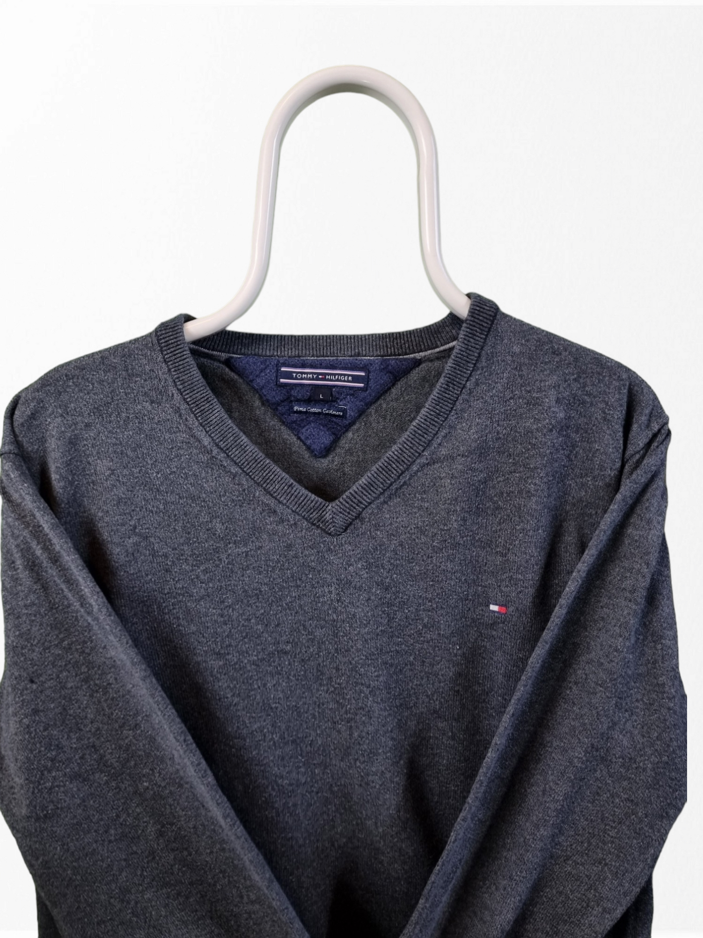 Tommy hilfiger pima cotton cashmere trui maat L