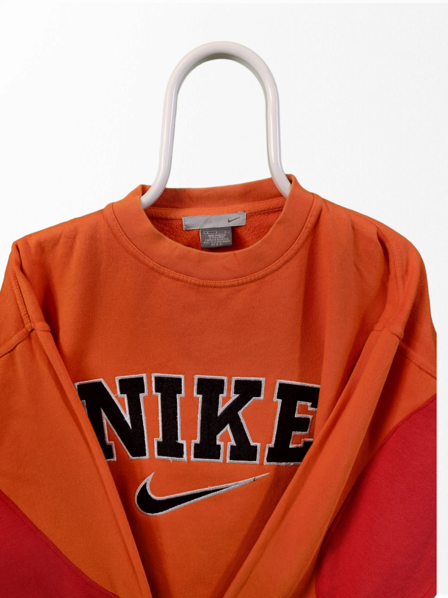 Nike 90s reworked spell out sweater maat M