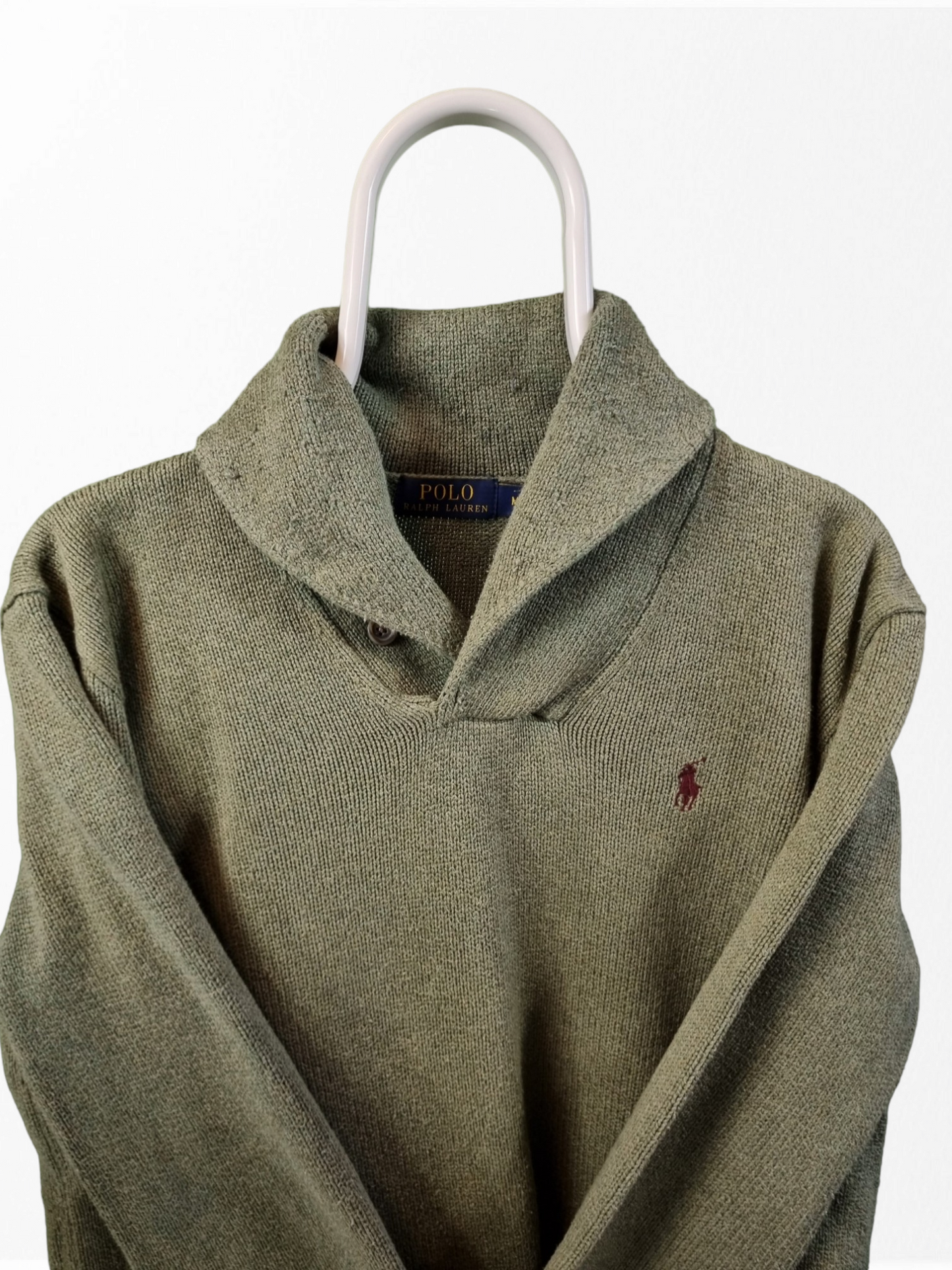 Ralph Lauren sjaalkraag trui maat M