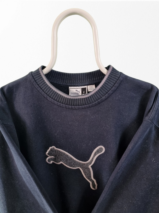Puma 90s logo sweater maat L