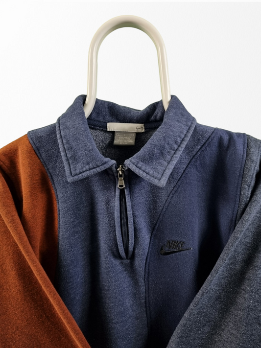 Nike quarter zip rework sweater maat S