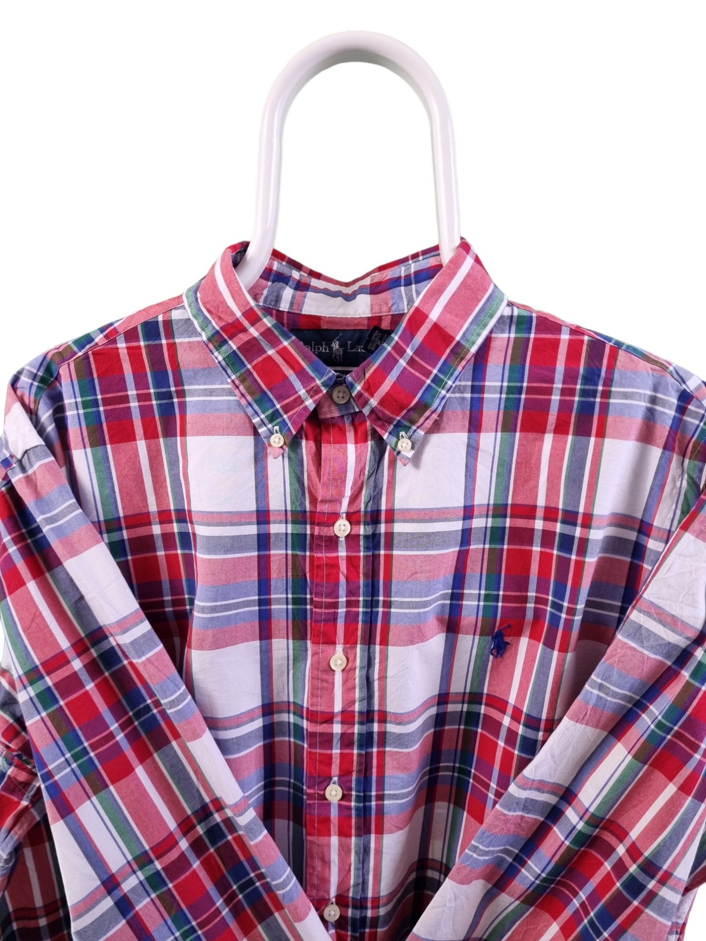 Ralph Lauren check print shirt maat XL