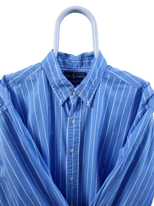 Ralph Lauren striped shirt maat XL tall