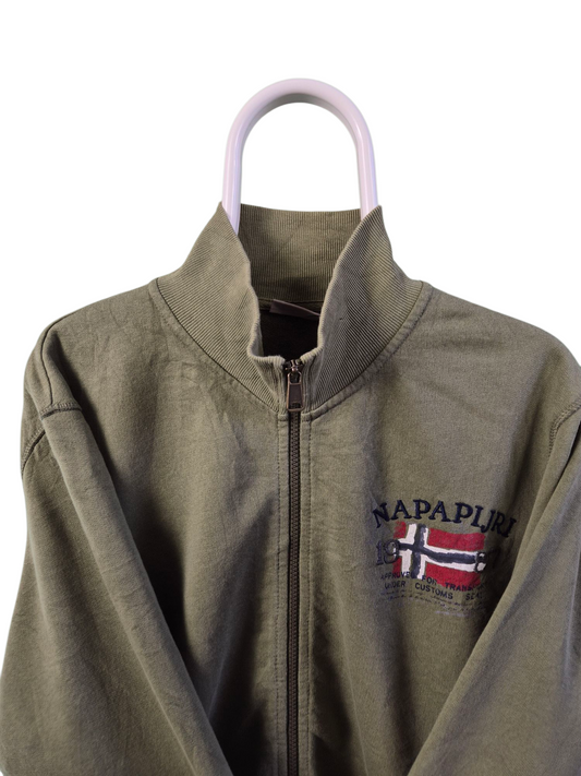 Napapijri Vest Heren | Groen | Maat XXL