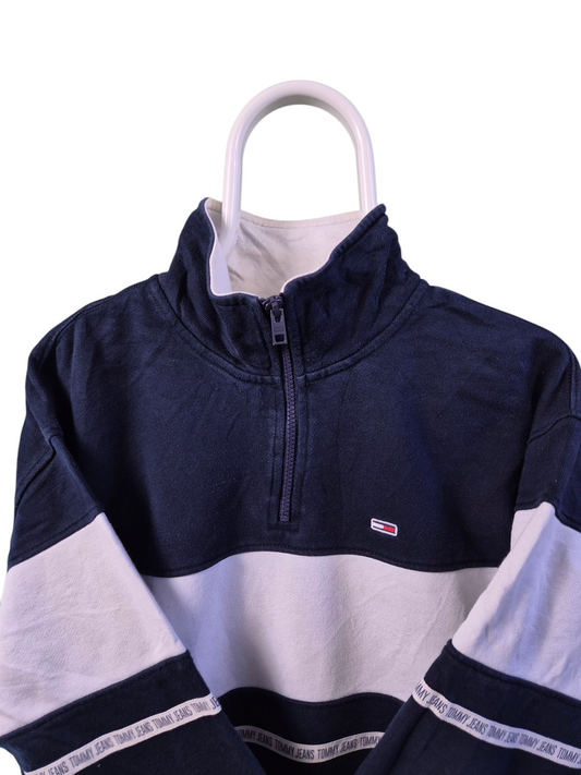 Tommy Hilfiger Quarter Zip Sweater Heren | Blauw | Maat S
