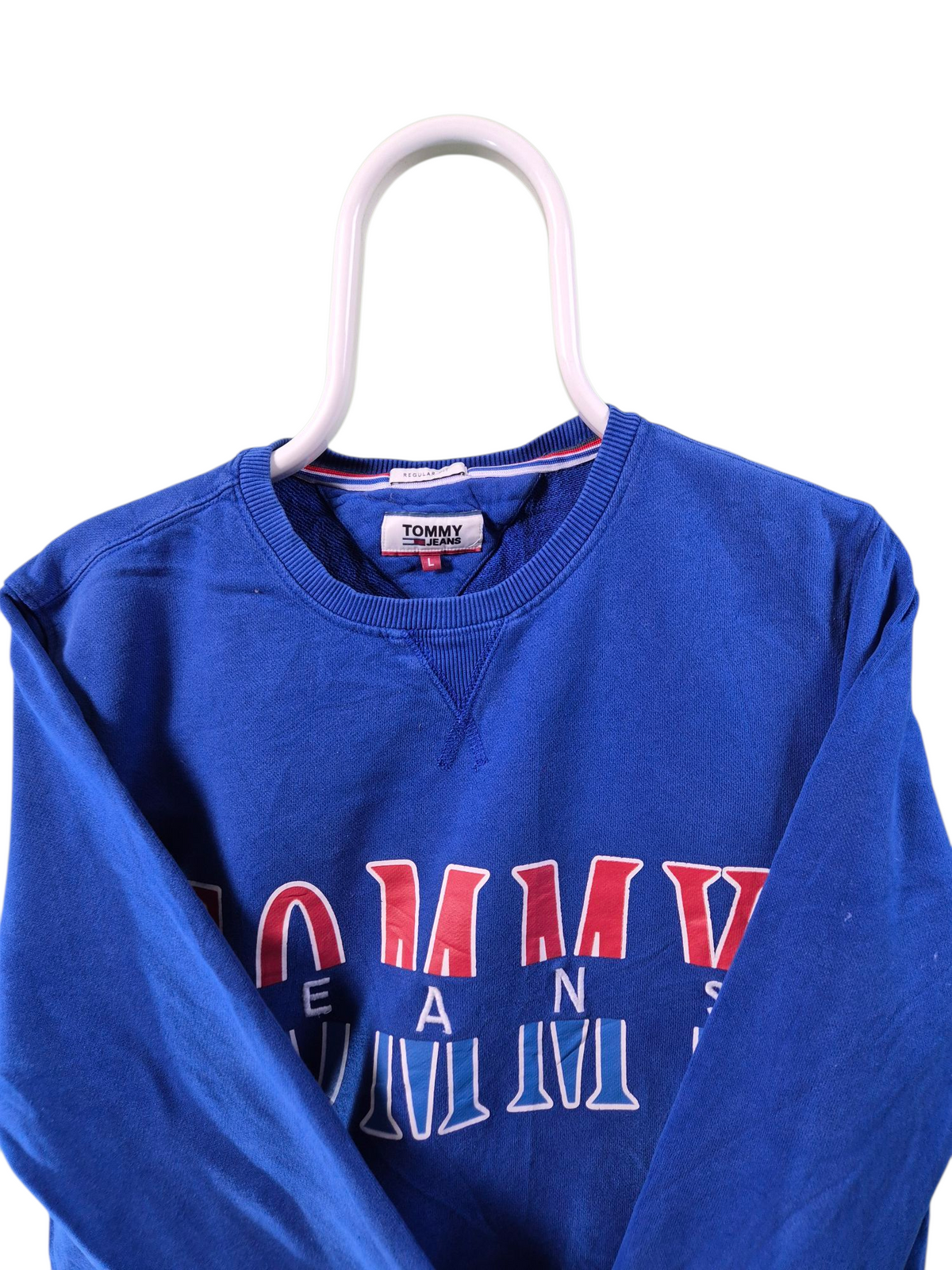 Tommy Hilfiger Sweater Heren | Blauw | Maat L