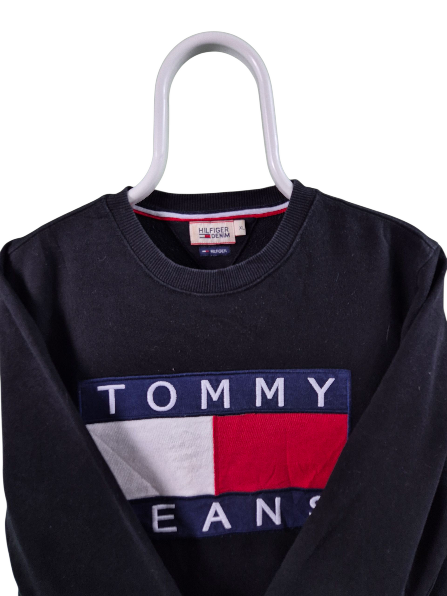 Tommy Hilfiger front logo sweatshirt maat XL