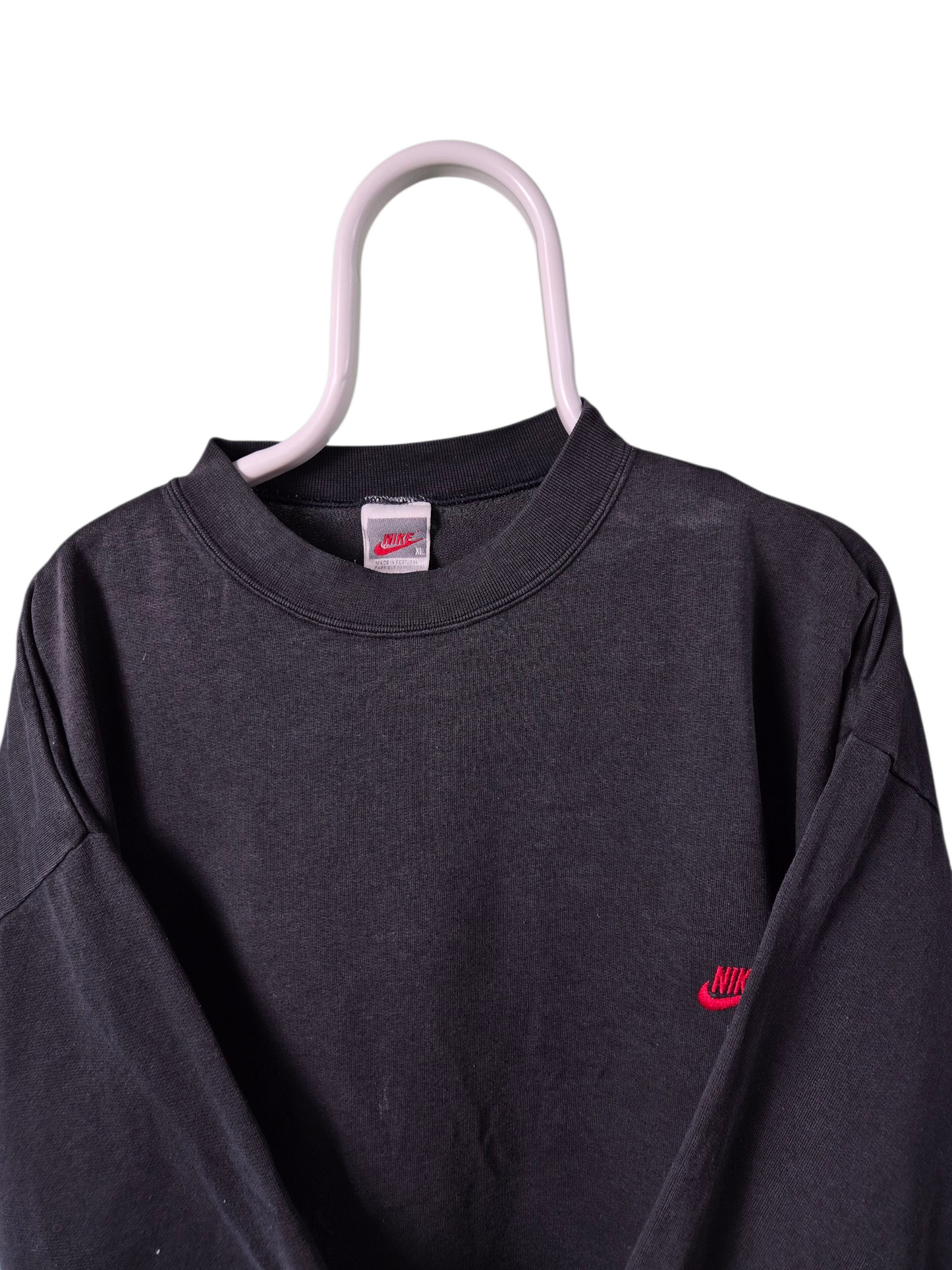 Nike 90s back print sweater maat XL