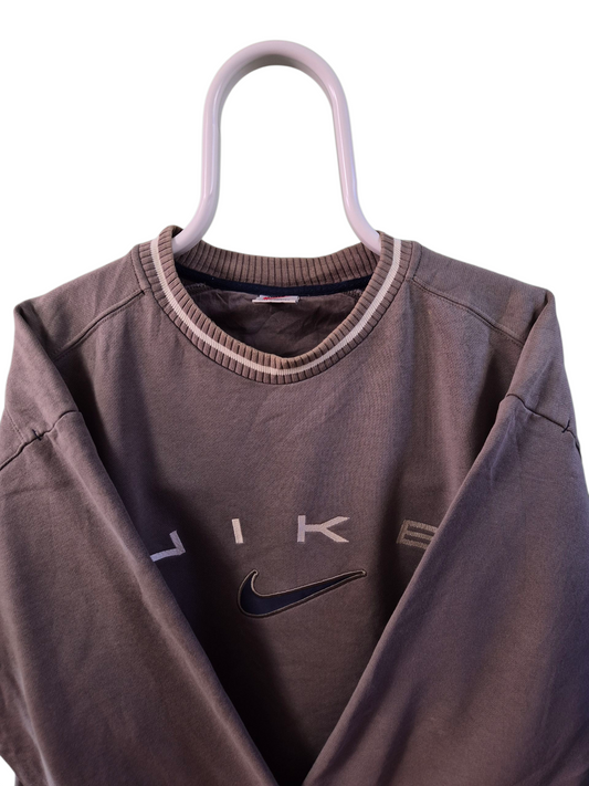 Nike 90s spell out sweater maat M