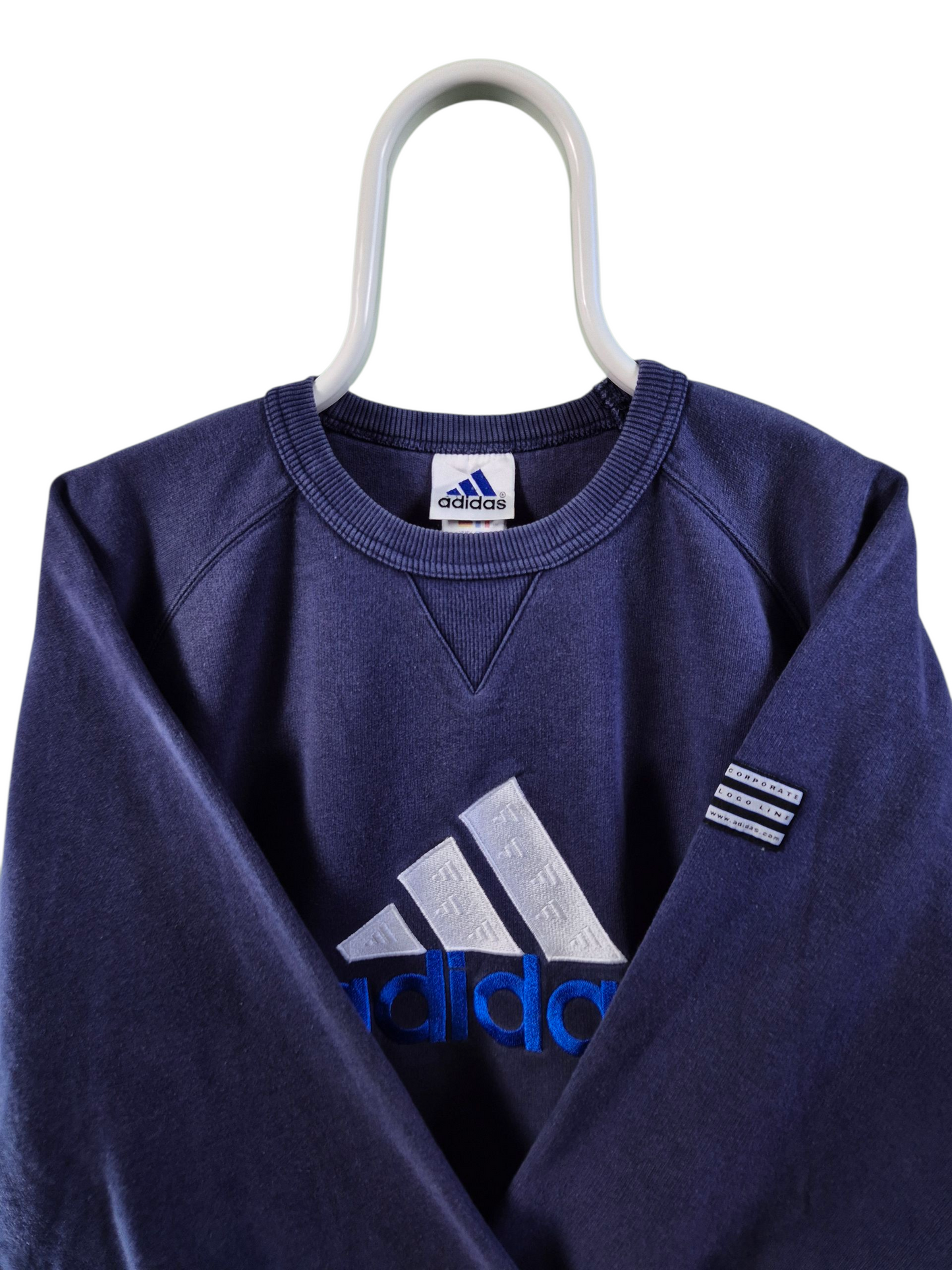 Adidas 90s front logo sweater maat L