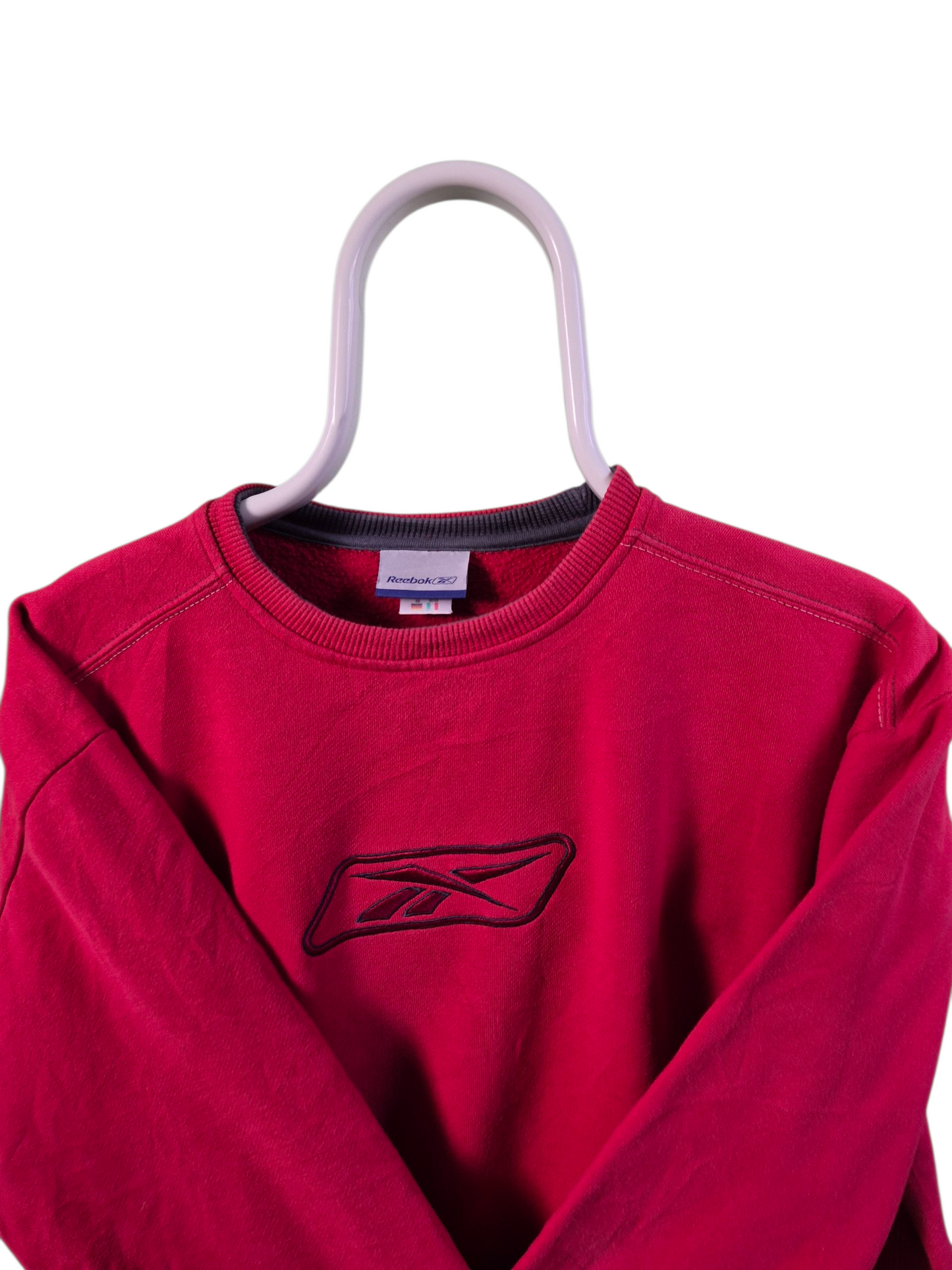 Reebok front logo sweater maat S