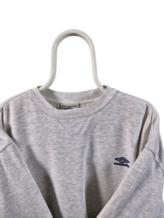 Umbro Chest Logo Sweater Heren | Grijs | Maat XXL