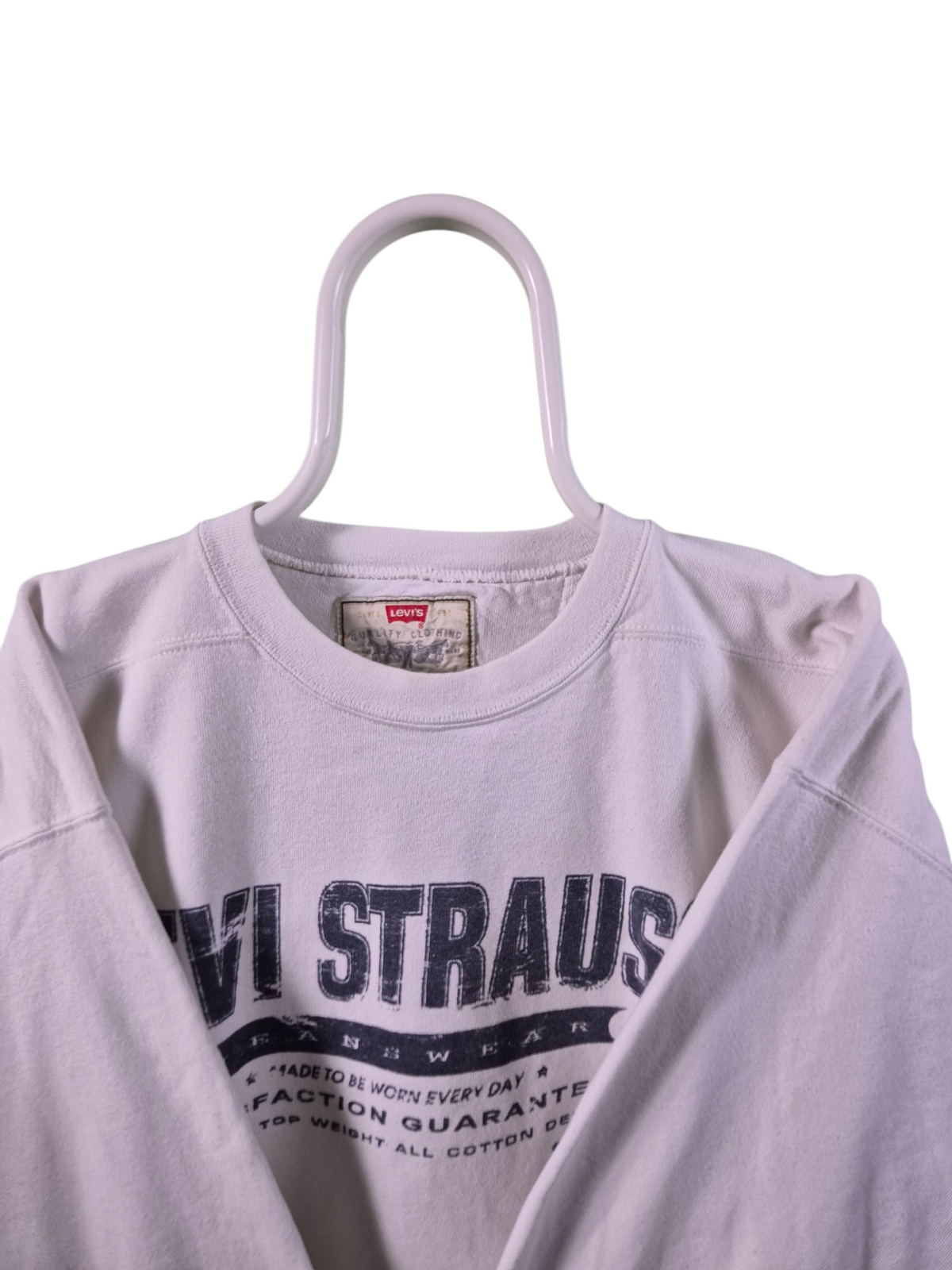 Levi's Sweater Heren | Wit | Maat L
