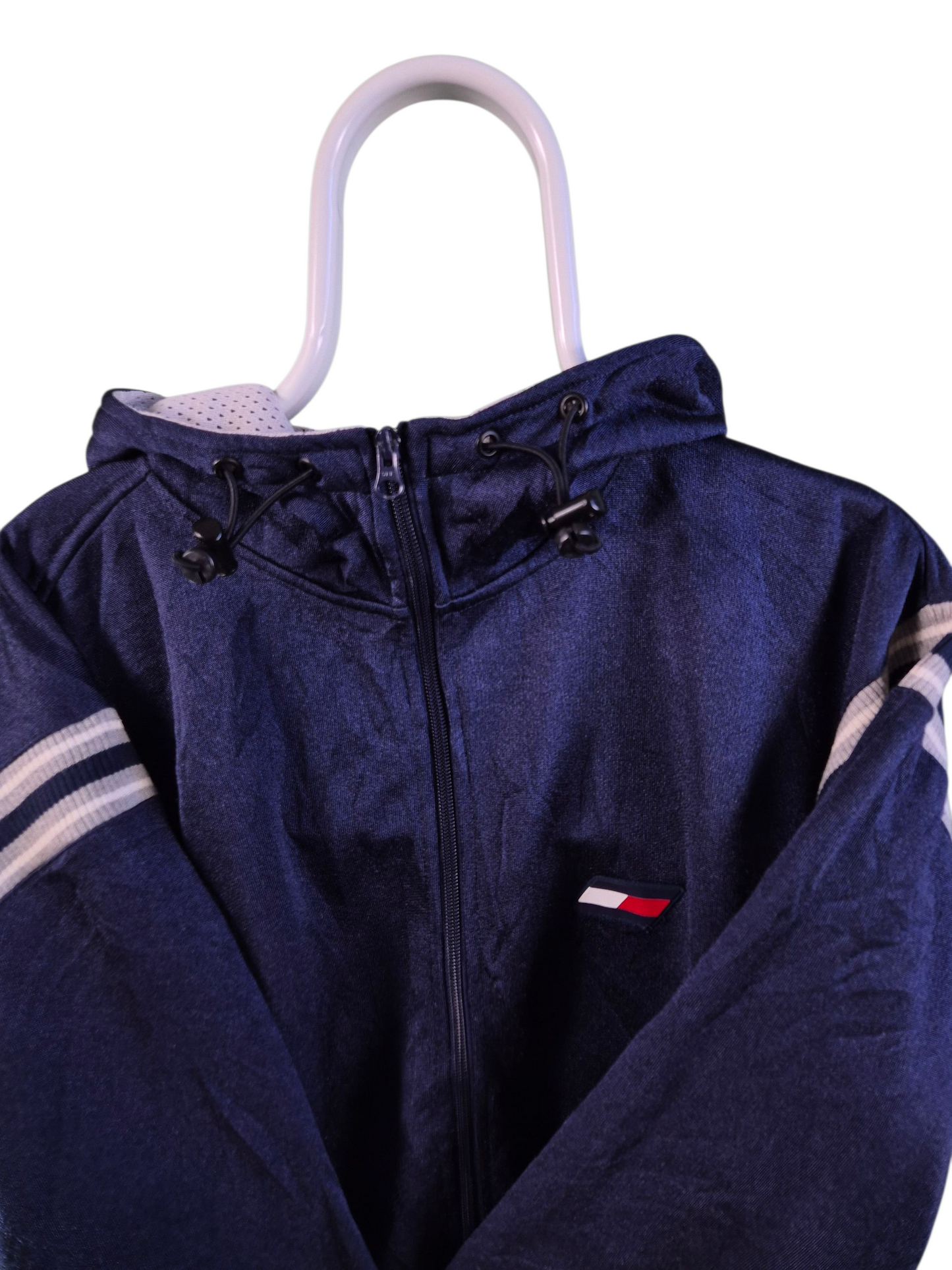 Tommy Hilfiger Hooded Zipper Heren | Blauw | Maat M